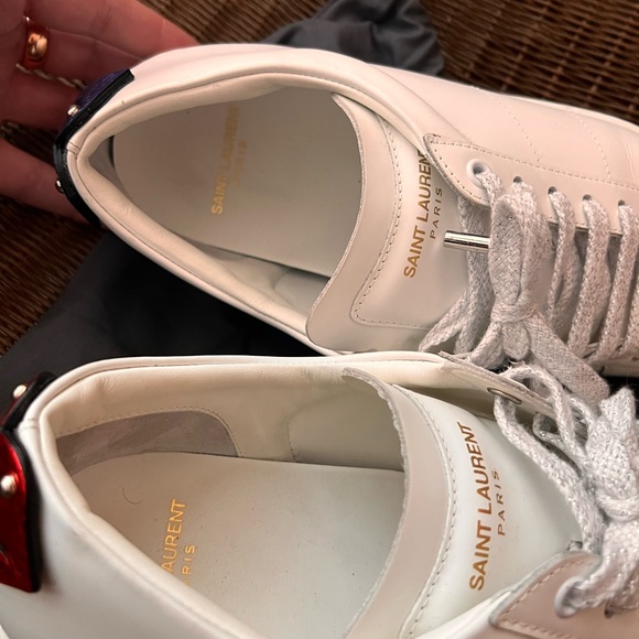 Yves Saint Laurent women’s sneakers with Lips details size 41 1/2 (US-10.5) - Picture 6 of 8